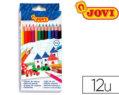 crayon-couleur-jovi-bois-hexag-onal-175mm-mine-7-5mm-couleurs-vives-atui-carton-12-unitas