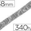SPIRALE Q-CONNECT MÉTALLIQUE RELIEUR PAS 5:1 340F CALIBRE 1.2MM DIAMÈTRE 38MM COLORIS NOIR BOÎTE 25 UNITÉS SPIRALE Q-CONNECT MÉTALLIQUE RELIEUR PAS 5:1 340F CALIBRE 1.2MM DIAMÈTRE 38MM COLORIS NOIR BOÎTE 25 UNITÉS