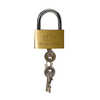 CADENAS À CLÉS SIGN EN LAITON MASSIF 54X40MM CADENAS À CLÉS SIGN EN LAITON MASSIF 54X40MM