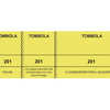 BLOC TOMBOLA ELVE 3 COUPONS NU MAROTAS 2 DATACHABLES SANS AGRAFE 150X50MM PAQUET DE 10 UNITAS COLORIS JAUNE BLOC TOMBOLA ELVE 3 COUPONS NU MAROTAS 2 DATACHABLES SANS AGRAFE 150X50MM PAQUET DE 10 UNITAS COLORIS JAUNE
