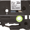 Brother TZEM951 Ruban 24mm Noir /Mat Arg Brother TZEM951 Ruban 24mm Noir /Mat Arg