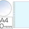POCHETTE Q-CONNECT POLYPROPYLE NE LISSE 8/100E PERFORAE A4 CRISTAL ANTISTATIQUE SACHET 10 UNITAS POCHETTE Q-CONNECT POLYPROPYLE NE LISSE 8/100E PERFORAE A4 CRISTAL ANTISTATIQUE SACHET 10 UNITAS
