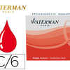 CARTOUCHE WATERMAN COURTE STAN DARD ENCRE ROUGE ATUI 6 UNITAS CARTOUCHE WATERMAN COURTE STAN DARD ENCRE ROUGE ATUI 6 UNITAS