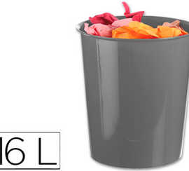 corbeille-apapier-q-connect-p-lastique-rasistant-16l-310x290mm-coloris-gris-opaque