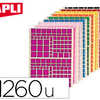 GOMMETTE GAOMATRIQUE APLI AGIP A CARRAE COLORIS ASSORTIS POCHETTE 10F 1260 UNITAS GOMMETTE GAOMATRIQUE APLI AGIP A CARRAE COLORIS ASSORTIS POCHETTE 10F 1260 UNITAS