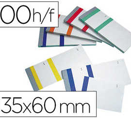 bloc-vendeur-liderpapel-2-coup-ons-datachables-100-feuilles-60x135mm-papier-blanc-bande-couleur-10-coloris-assortis