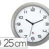 HORLOGE ALBA CLASSIC CONTOUR Q UARTZ HAUTE PRACISION RONDE 3 AIGUILLES DIAMETRE 25CM PILE 1.5V NON FOURNIE COLORIS GRIS