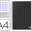 CAHIER SPIRALE LIDERPAPEL SÉRI E PAPER COAT A4 210X297MM 140F 80G/M2 QUADRILLAGE 5MM COIL-LOCK COLORIS NOIR CAHIER SPIRALE LIDERPAPEL SÉRI E PAPER COAT A4 210X297MM 140F 80G/M2 QUADRILLAGE 5MM COIL-LOCK COLORIS NOIR