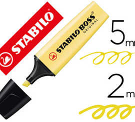surligneur-stabilo-boss-pastel-traca-2-5mm-pointe-biseautae-encre-universelle-base-eau-rasistante-lumiere-creme-jaune