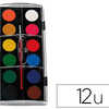 GOUACHE FABER CASTELL PASTILLE DIAMETRE 30MM INCLUE 1 PINCEAU BOÎTE PLASTIQUE 12 UNITAS GOUACHE FABER CASTELL PASTILLE DIAMETRE 30MM INCLUE 1 PINCEAU BOÎTE PLASTIQUE 12 UNITAS