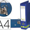 CLASSEUR LEVIER LIDERPAPEL A4 COLOR SYSTEM CARTON REMBORDÉ 1,9MM COMPRESSEUR MÉTALLIQUE DOS 80MM BOÎTE BLEU CLASSEUR LEVIER LIDERPAPEL A4 COLOR SYSTEM CARTON REMBORDÉ 1,9MM COMPRESSEUR MÉTALLIQUE DOS 80MM BOÎTE BLEU