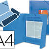 CHEMISE LIDERPAPEL POLYPROPYLE NE DOS FLEXIBLE A4 210X297MM 4/10E 3 RABATS 100F ALASTIQUE TRANSLUCIDE BLEU CHEMISE LIDERPAPEL POLYPROPYLE NE DOS FLEXIBLE A4 210X297MM 4/10E 3 RABATS 100F ALASTIQUE TRANSLUCIDE BLEU