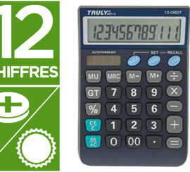 calculatrice-truly-semi-bureau-ct866t12bl-12-chiffres
