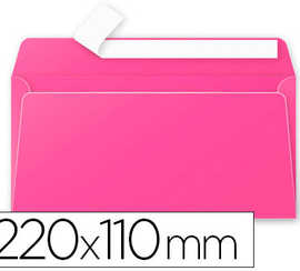 enveloppe-clairefontaine-polle-n-dl-110x220mm-120g-coloris-rose-fuchsia-paquet-20-unitas
