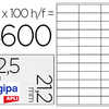 ATIQUETTE ADHASIVE APLI AGIPA MULTI-USAGE 52.5X21.2MM TOUTE IMPRIMANTE BOÎTE 5600 UNITAS ATIQUETTE ADHASIVE APLI AGIPA MULTI-USAGE 52.5X21.2MM TOUTE IMPRIMANTE BOÎTE 5600 UNITAS