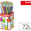 CRAYON GRAPHITE STABILO PENCIL 160 EMBOUT GOMME HB GODET 72 UNITÉS CRAYON GRAPHITE STABILO PENCIL 160 EMBOUT GOMME HB GODET 72 UNITÉS