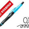 STYLO-BILLE STABILO SMARTBALL DROITIER ÉCRITURE MOYENNE 0.5MM GRIP ERGONOMIQUE CAOUTCHOUC POINTE STYLET TACTILE NOIR