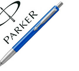 stylo-bille-parker-vector-poin-te-m-gb-corps-bleu-ct-encre-bleue