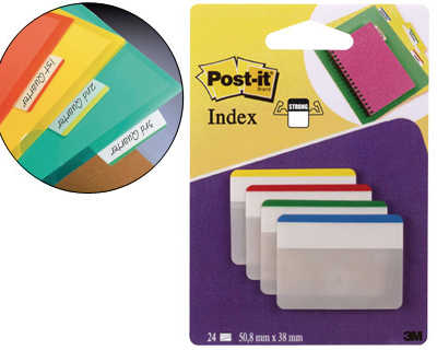 marque-pages-post-it-index-rig-ide-large-50x38mm-24f-lot-4-coloris-x-6-unitas