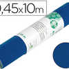 PAPIER AUTO-ADHÉSIF LIDERPAPEL 0.45X10M ÉPAISSEUR 200 MICRONS FINITION DAIM COLORIS BLEU ROULEAU PAPIER AUTO-ADHÉSIF LIDERPAPEL 0.45X10M ÉPAISSEUR 200 MICRONS FINITION DAIM COLORIS BLEU ROULEAU
