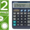 CALCULATRICE TRULY SEMI-BUREAU CT866T12BL 12 CHIFFRES