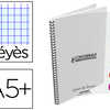 CAHIER SPIRALE CONQUÉRANT CLASSIQUE COUVERTURE POLYPROPYLÈNE A5+ 17X22CM 124 PAGES SÉYÈS INCOLORE CAHIER SPIRALE CONQUÉRANT CLASSIQUE COUVERTURE POLYPROPYLÈNE A5+ 17X22CM 124 PAGES SÉYÈS INCOLORE
