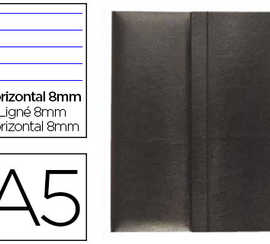cahier-note-carpentras-l-zard-a5-14-8x21cm-coloris-noir