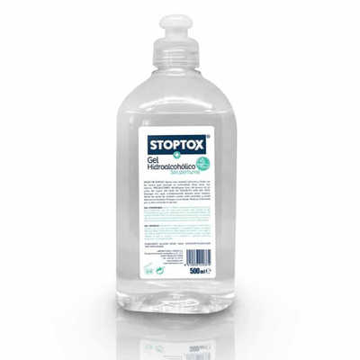 stoptox gel hydroalcoolique 500ml