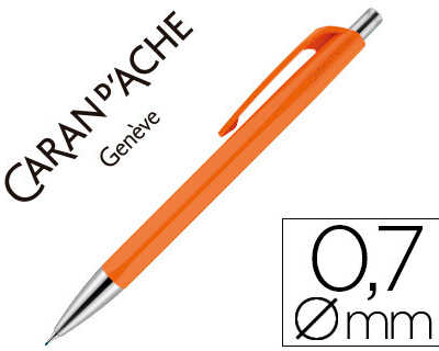 porte-mines-caran-d-ache-884-infinite-0-7-mm-coloris-orange