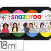 MAQUILLAGE SNAZAROO JUMBO 450 VISAGES MAQUILLÉS COLORIS ASSORTIS PALETTE 18ML MAQUILLAGE SNAZAROO JUMBO 450 VISAGES MAQUILLÉS COLORIS ASSORTIS PALETTE 18ML