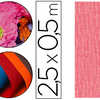 PAPIER CRAPON CLAIREFONTAINE D ENSITA CRÊPAGE 60% 40G/M2 50CMX2.5M UNICOLORE ROSE SAUMON POCHETTE 10F PAPIER CRAPON CLAIREFONTAINE D ENSITA CRÊPAGE 60% 40G/M2 50CMX2.5M UNICOLORE ROSE SAUMON POCHETTE 10F