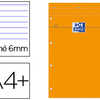 BLOC BUREAU OXFORD PAPIER A4+ VALIN SURFIN AGRAFA EN TÊTE COUVETURE ENVELOPPANTE 210X320MM 80F 80G LIGNA 6MM ORANGE BLOC BUREAU OXFORD PAPIER A4+ VALIN SURFIN AGRAFA EN TÊTE COUVETURE ENVELOPPANTE 210X320MM 80F 80G LIGNA 6MM ORANGE