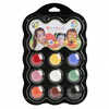 PALETTE MAQUILLAGE OZ INTERNAT IONAL CARNAVAL GRIM'TOUT CONTIENT 1 APONGE 1 PINCEAU 1 GUIDE 9 COLORIS ASSORTIS