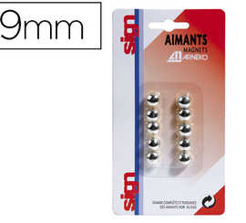 aimant-sign-rond-matallisa-dia-metre-9mm-coloris-argent-pack-10-unitas