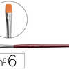 PINCEAU JPC CRÉATIONS BROSSE VIROLE ALUMINIUM POILS SYNTHÉTIQUES Nº6 OCRE JAUNE MANCHE COURT BOIS ROUGE MÉTALLISÉ PINCEAU JPC CRÉATIONS BROSSE VIROLE ALUMINIUM POILS SYNTHÉTIQUES Nº6 OCRE JAUNE MANCHE COURT BOIS ROUGE MÉTALLISÉ