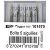 AIGUILLE APLI AGIPA POUR PISTO LET TEXTILE STANDARD BOÎTE 5 AIGUILLES AIGUILLE APLI AGIPA POUR PISTO LET TEXTILE STANDARD BOÎTE 5 AIGUILLES