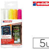 MARQUEUR EDDING CRAIE LIQUIDE E4095 FENÊTRE ARDOISE VERRE POINTE OGIVE 2/3MM ASSORTIS FLUOR POCHETTE 5 UNITAS MARQUEUR EDDING CRAIE LIQUIDE E4095 FENÊTRE ARDOISE VERRE POINTE OGIVE 2/3MM ASSORTIS FLUOR POCHETTE 5 UNITAS