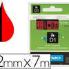 RUBAN TITREUSE DYMO D1 12MMX7M COLORIS IMPRESSION NOIR/ROUGE RUBAN TITREUSE DYMO D1 12MMX7M COLORIS IMPRESSION NOIR/ROUGE