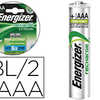 PILE ENERGIZER RECHARGEABLE EX TRÊME HR3 AAA 800 BLISTER 2 UNITAS