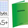 CAHIER PIQUA CONQUARANT CLASSI QUE COUVERTURE POLYPROPYLENE RIGIDE TRANSPARENTE A5+ 17X22CM 32 PAGES 90G SAYES VERT CAHIER PIQUA CONQUARANT CLASSI QUE COUVERTURE POLYPROPYLENE RIGIDE TRANSPARENTE A5+ 17X22CM 32 PAGES 90G SAYES VERT