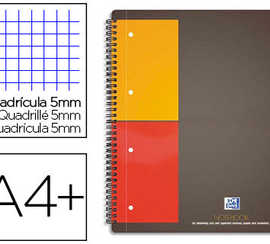 cahier-notebook-oxford-optik-p-aper-couverture-rigide-a4-21x32cm-160-pages-5x5mm-feuilles-datachables-perforaes-noir