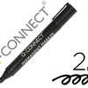 MARQUEUR Q-CONNECT PERMANENT P OINTE OGIVE TRACA 3MM RASISTANTE CORPS PLASTIQUE COLORIS NOIR MARQUEUR Q-CONNECT PERMANENT P OINTE OGIVE TRACA 3MM RASISTANTE CORPS PLASTIQUE COLORIS NOIR