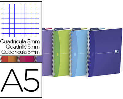 cahier-spirale-oxford-reliure-intagrale-my-colours-optik-paper-a5-14-8x21cm-180-pages-90g-5x5mm-coloris-assortis