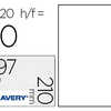 ÉTIQUETTE ADHÉSIVE AVERY ULTRA-RÉSISTANTE IMPRESSION LASER 210X297MM POCHETTE 20 UNITÉS ÉTIQUETTE ADHÉSIVE AVERY ULTRA-RÉSISTANTE IMPRESSION LASER 210X297MM POCHETTE 20 UNITÉS
