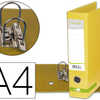 CLASSEUR LEVIER LIDERPAPEL A4 COLOR SYSTEM CARTON REMBORDÉ 1,9MM COMPRESSEUR MÉTALLIQUE DOS 80MM BOÎTE JAUNE CLASSEUR LEVIER LIDERPAPEL A4 COLOR SYSTEM CARTON REMBORDÉ 1,9MM COMPRESSEUR MÉTALLIQUE DOS 80MM BOÎTE JAUNE