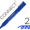 MARQUEUR Q-CONNECT PERMANENT P OINTE OGIVE TRACA 3MM RASISTANTE CORPS PLASTIQUE COLORIS BLEU MARQUEUR Q-CONNECT PERMANENT P OINTE OGIVE TRACA 3MM RASISTANTE CORPS PLASTIQUE COLORIS BLEU