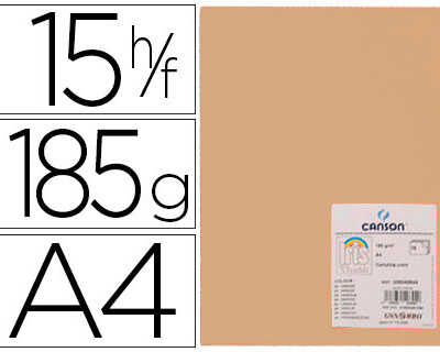 papier-cartonna-canson-iris-vi-valdi-a4-210x297mm-185g-spacial-art-travaux-manuels-coloris-creme-pochette-15f