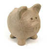 TIRELIRE COCHON PAPIER MÂCHÉ À DÉCORER 12X12X12CM TIRELIRE COCHON PAPIER MÂCHÉ À DÉCORER 12X12X12CM