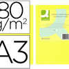 PAPIER COULEUR Q-CONNECT MULTI FONCTION A3 80G/M2 UNICOLORE JAUNE NAON RAMETTE 500 FEUILLES PAPIER COULEUR Q-CONNECT MULTI FONCTION A3 80G/M2 UNICOLORE JAUNE NAON RAMETTE 500 FEUILLES