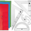 SET TRACAGE LIDERPAPEL 5 PIECE S REGLE 30CM AQUERRES 45/60 DEGRAS 25CM RAPPORTEUR 180 DEGRAS 15CM PISTOLET TRANSPARENT SET TRACAGE LIDERPAPEL 5 PIECE S REGLE 30CM AQUERRES 45/60 DEGRAS 25CM RAPPORTEUR 180 DEGRAS 15CM PISTOLET TRANSPARENT